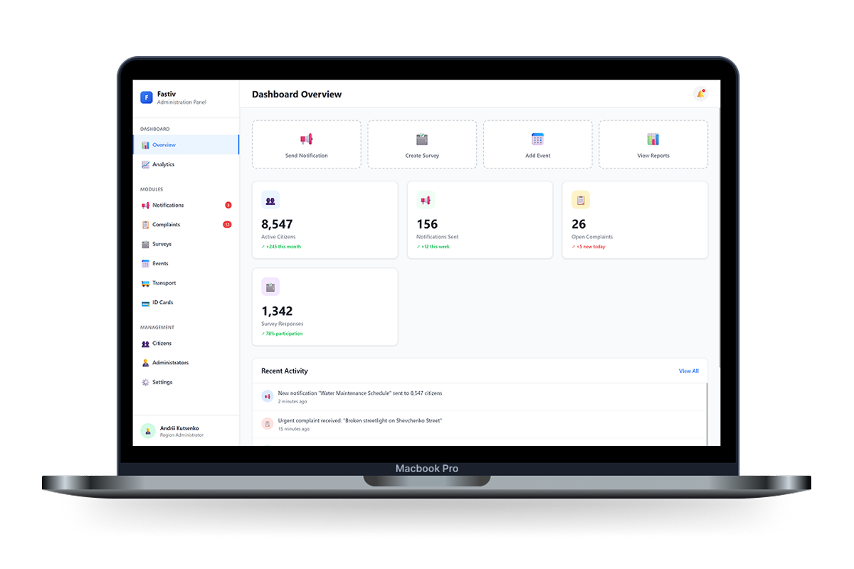 Admin Dashboard